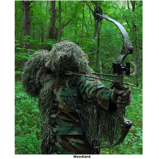 Camo Hunting Suit 3D Leafy Suit Woodland North Mountain Gear Ghillie Suit 